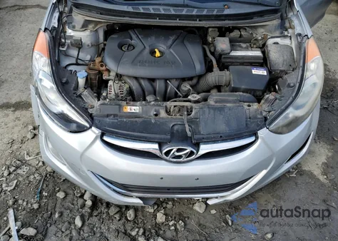 2013 Hyundai Elantra Gls из США, поврежденный, VIN KMHDH4AE3DU555501